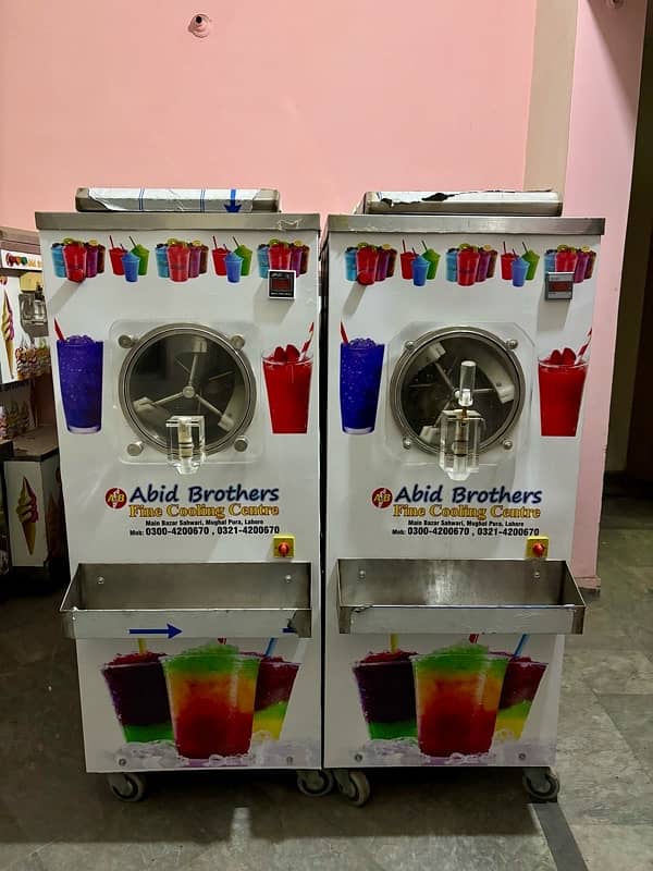 ice cream cone machine and ice slush machine 1