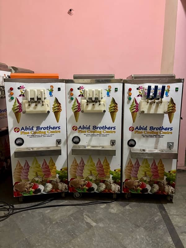 ice cream cone machine and ice slush machine 2