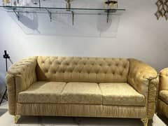 Italy Design / Golden Sofa / Brand New Sofa / Sofa Set