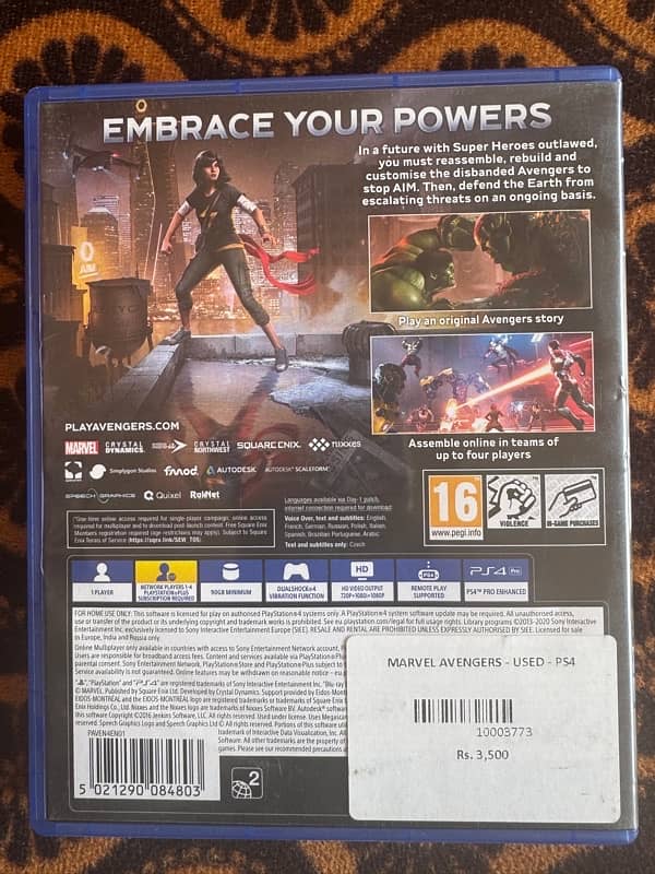 Marvel Avengers PS4 0