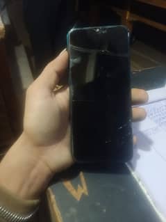 realme 5i box with charger glass break he Lekin work theek krta he