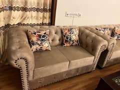 6,seater designer sofa set excellent condition