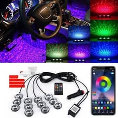 4 PC color voice control led strip lights