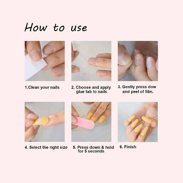 10PCS Nail Glue Sheets - Wholesale Adhesive Tabs for Nails 3