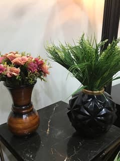 Antique and modern chalk vases