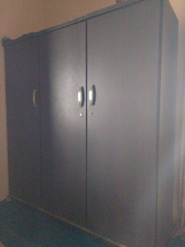 Brown Lamination Lasaani single bed and wardrobe 4