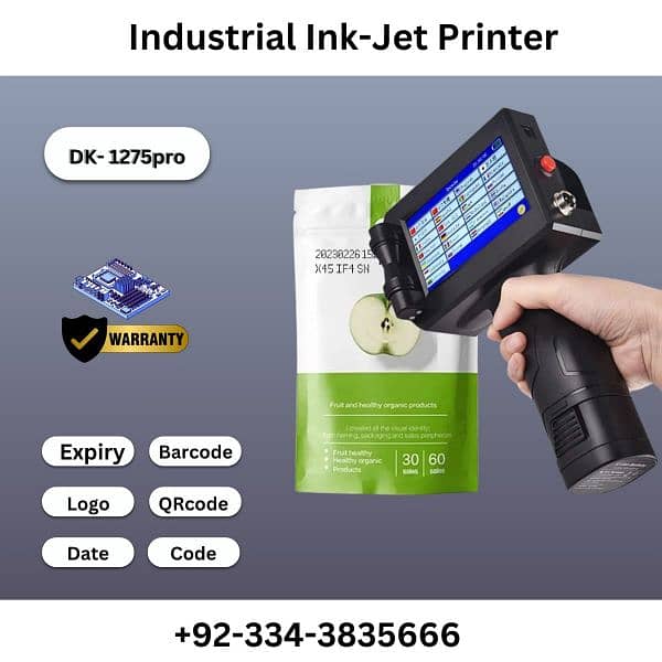 Expiry Date Printer| Handheld Inkjet Machine| Barcode/logo Printer 0