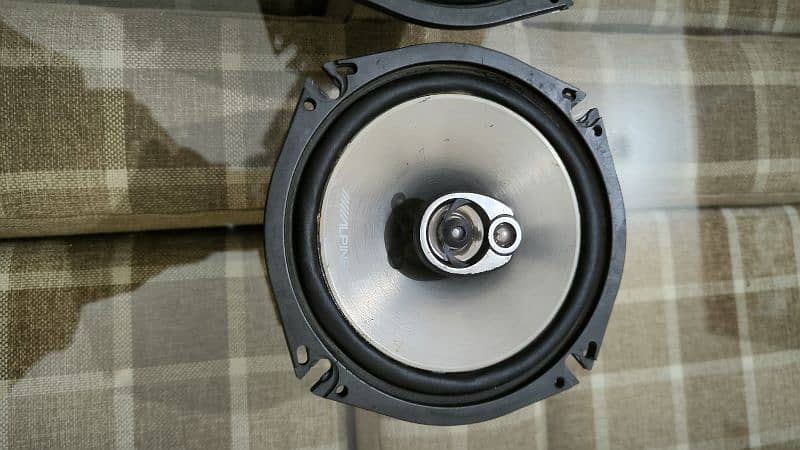 Original Alpine 3 Way Coaxial Speakers Set Forsale 1