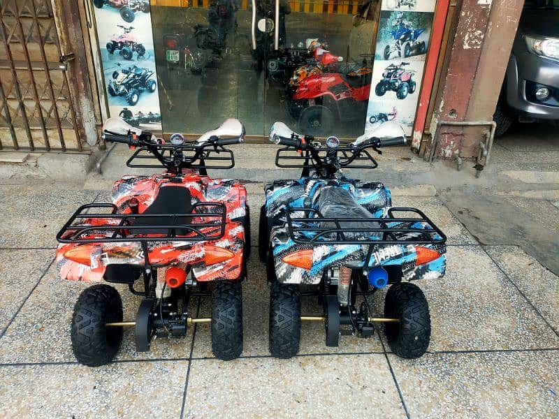 Zero Metre 124cc Sports BMW Atv Quad 4 Wheels Bike Delivery In All Pak 2