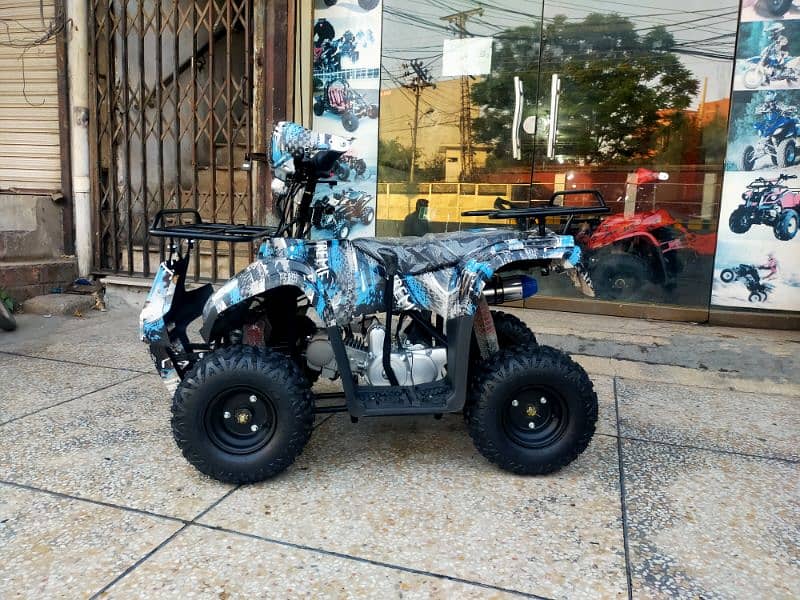 Zero Metre 124cc Sports BMW Atv Quad 4 Wheels Bike Delivery In All Pak 5