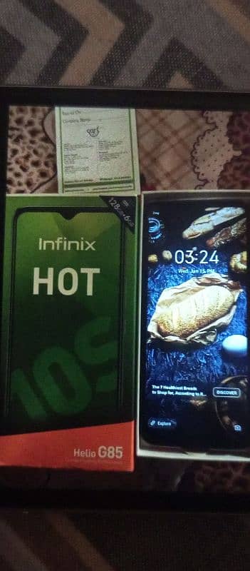 Infinix hot 10s in best price Ram:6gb Rom: 128gb 2