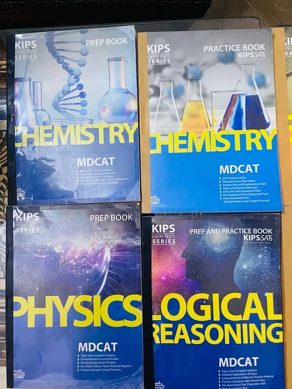 Kips MdCat Prep And Practice Books 10 Latest Edition 2