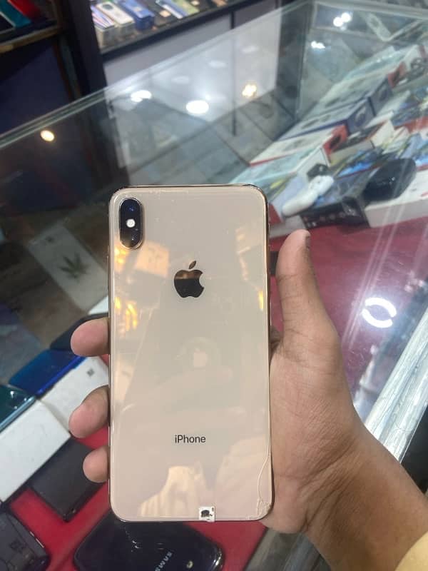 iPhone XS max64gp factory unlock golden colour 0