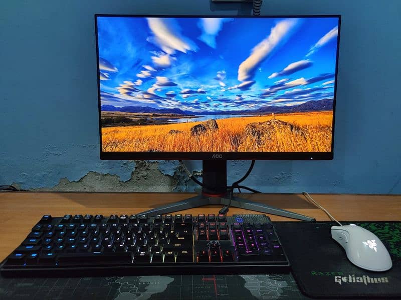 AOC 24inch 27Inch 144Hz 165Hz Curved BorderLess IPS Gaming LED Monitor 4