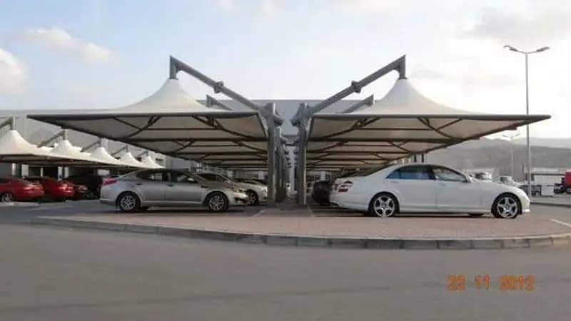 Car Parking shed. | Canopy | Hallshed | warehouse | Wall mounted 8