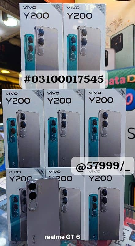 Vivo Y200 Vivo Y100 Vivo Y19s Vivo Y28 VivoV40 All stock in Best price 0