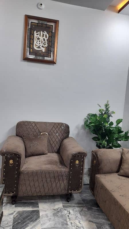 Turkish Fabric 5 Seater Sofa Set 1