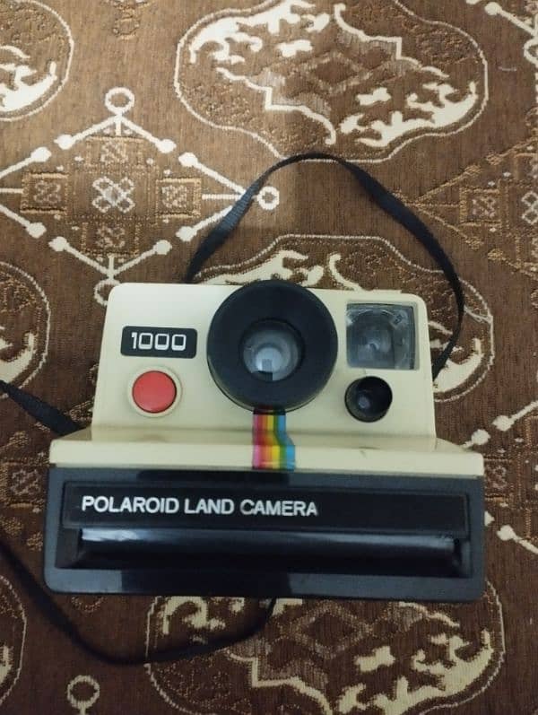 Vintage Polaroid Land Camera 1000 With Red Button 1976 Made 2