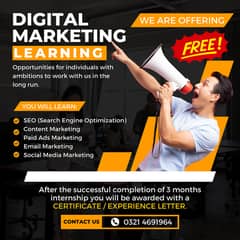 We Are Hiring! FREE LEARNING DIGITAL MARKETING