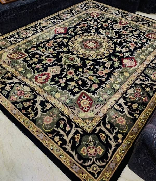 Hand Made Indian Carpet Urjent sell worth 2 lac 1