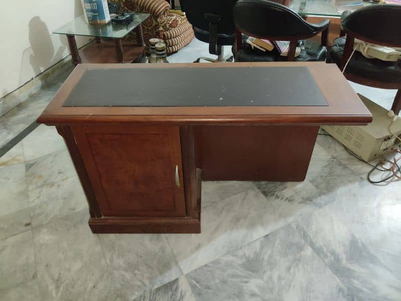 Wooden Office Tables And Wooden Chair 5