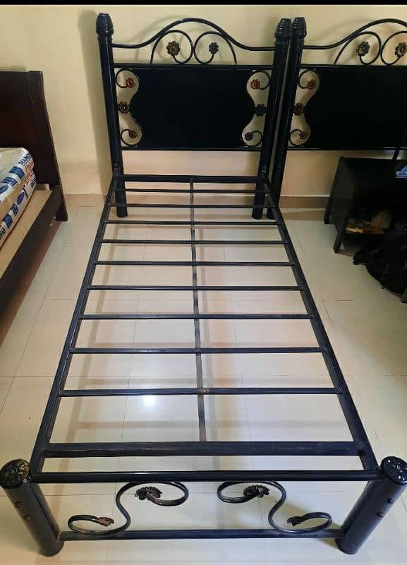 2 Wrought Iron Beds 1