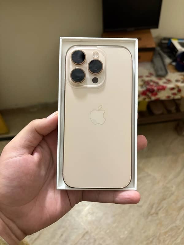 I phone 16pro(jv) 128gb only box open 0