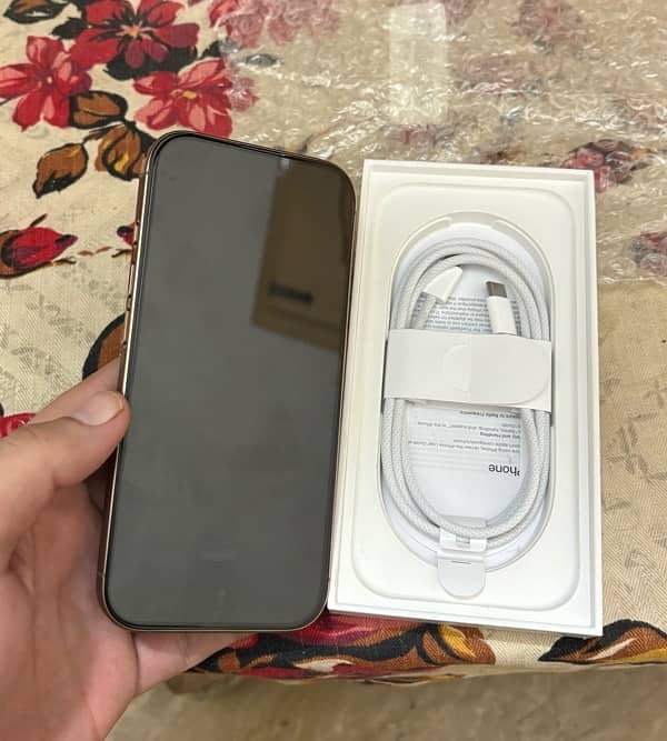 I phone 16pro(jv) 128gb only box open 2