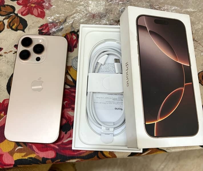 I phone 16pro(jv) 128gb only box open 5