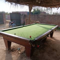 Snooker table 5.10 width and length location chak ghazi Hafizabad