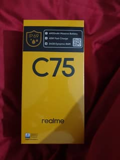 Realme C75 New Box pack, seal packed