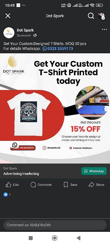 customized printed T-shirts 8