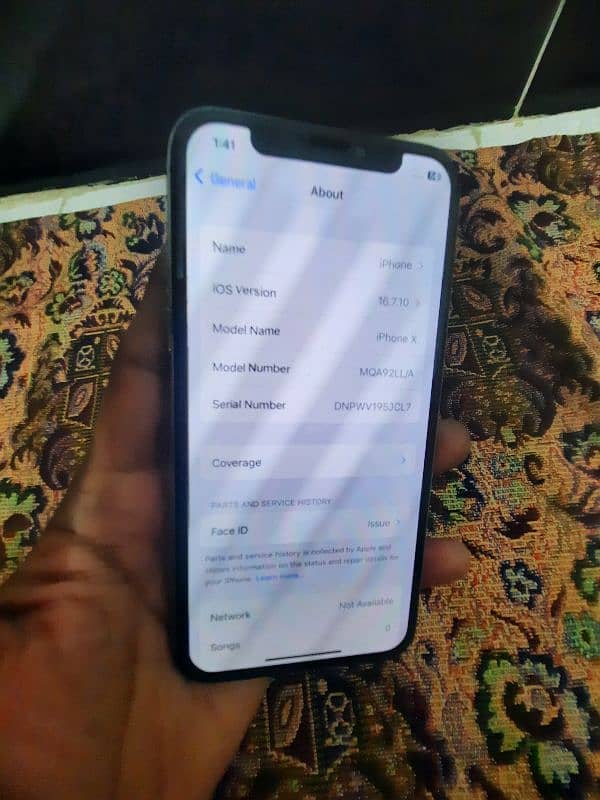 I phone x 256 Gb pTa appoved 4