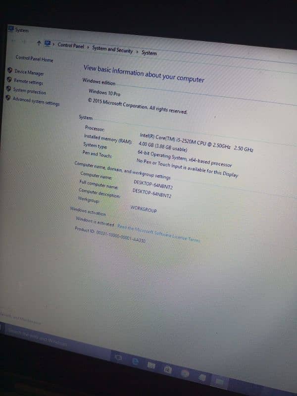 laptop for sale Dell 4