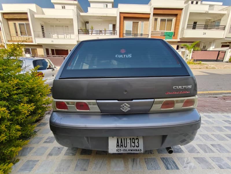 Suzuki Cultus Limited Edition 2016 Model Excellent Condition 2