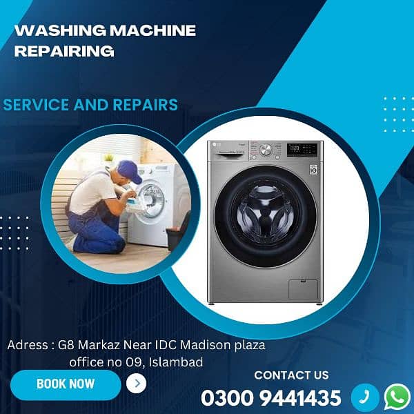 Automatic Washing Machine Repairing, Installation, Services 0