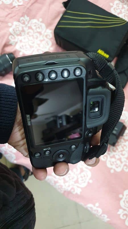 Nikon D3200 in perfect condition with lens and WU-1a (Wi-Fi) 1