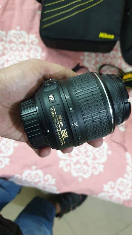 Nikon D3200 in perfect condition with lens and WU-1a (Wi-Fi) 4