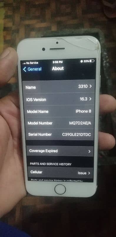 iPhone 8 NON PTA bypass 256 gb 2