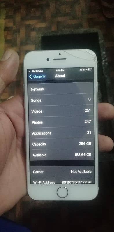 iPhone 8 NON PTA bypass 256 gb 3