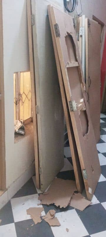 Cabin wood doors 3