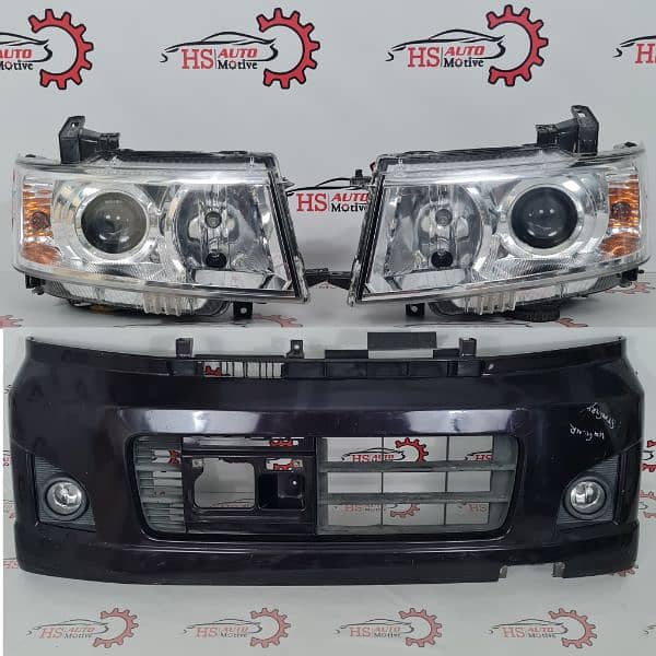 Suzuki Wagon R WagonR Stingray Flair Front/Back Light Head Bumper Part 0