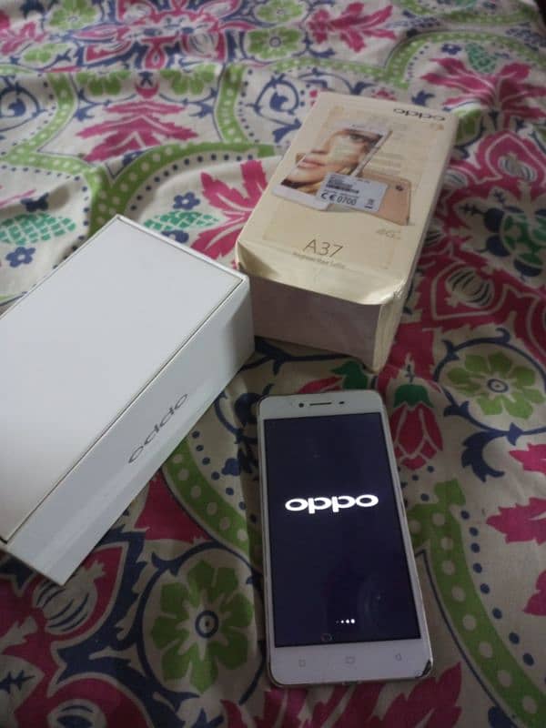 oppo a37 with box pta approved working 2