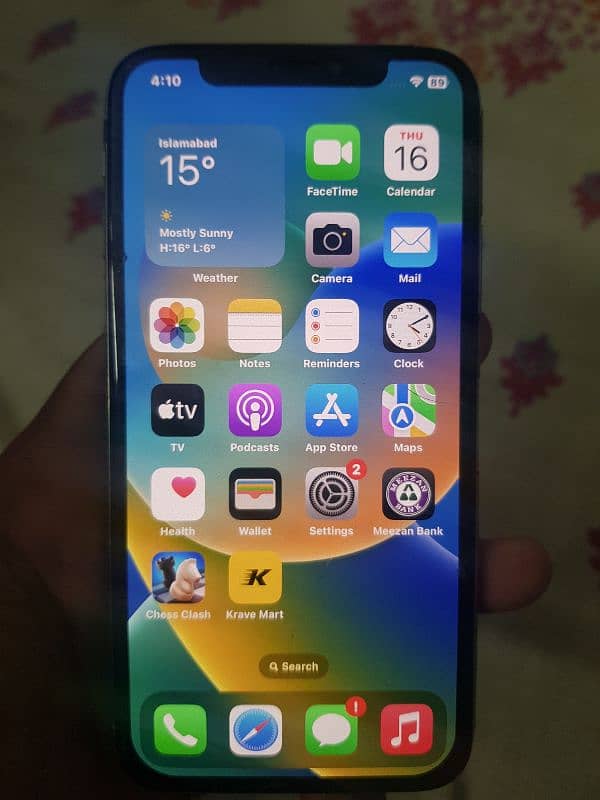 iPhone x 256 GB 4