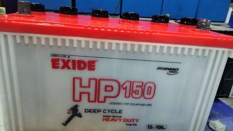 Two Exide Batteries for sale. 1