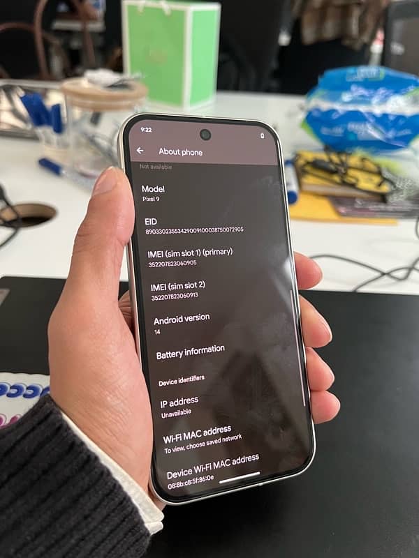 Google Pixel 9 128 GB Dual Sim 7