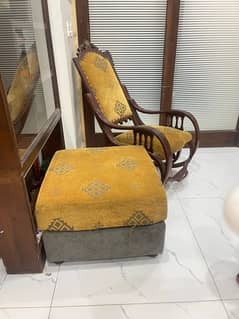 Antique Style Rocking chair with couch