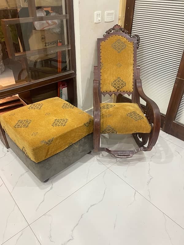 Antique Style Rocking chair with couch 2