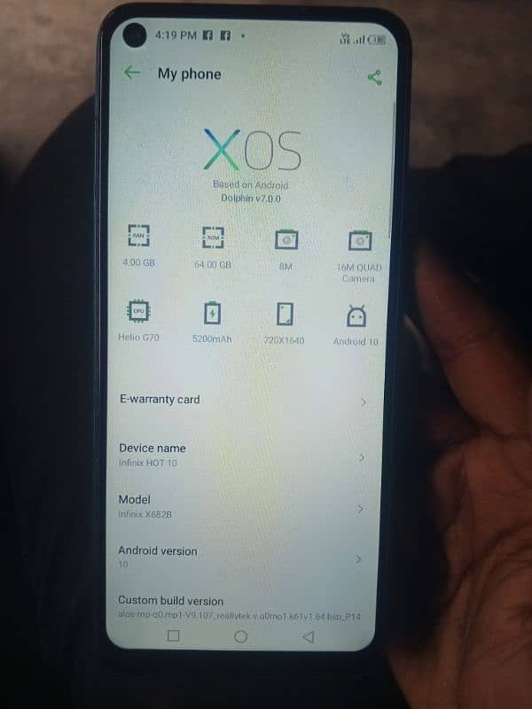 Infinix hot 10 4 64 4