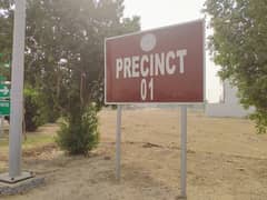 Precinct 1 Prime Location Residential Plot in populated precinct near Ginsoy Bahria Town Karachi